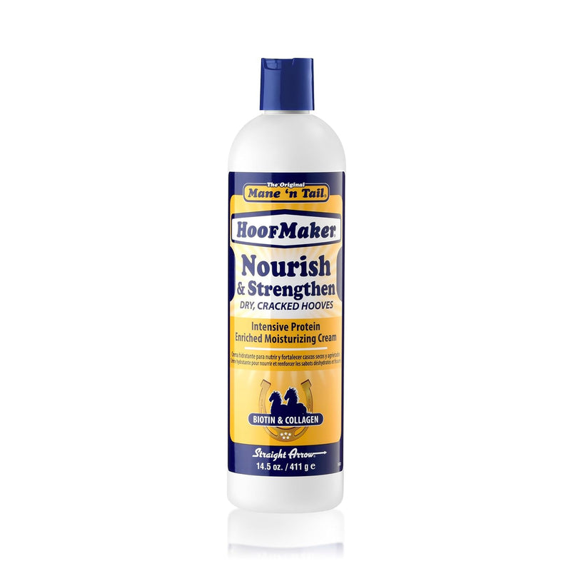 Mane 'n Tail Hoofmaker Hand & Nail Therapy (14.5 Oz) – Fragrance-Free, Biotin & Collagen-Enriched Moisturizing Cream for