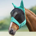 Harrison Howard CareMaster Pro Luminous Horse Fly Mask Large Eye Space Standard with Ears UV Protection for Horse Summer