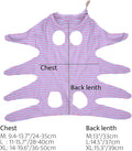 4 pcs Cat Surgery Recovery Suit, Dog Neuter Recovery Suit for Female Male Pets, Cat Onesie After Surgery Spay Neuter, Kitten Surgical Clothes, Bodysuit for Abdominal Wounds Skin Disease (Large)
