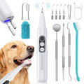 PATWING Dog Plaque Remover for Teeth, Pet Ultrasonic Cleaner with LED Light & Stand, 5 Modes, Pet Teeth Cleaning kit, Suitable for Dogs and Cats