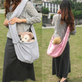 Grtdrm Pet Sling Carrier Bag Travel Tote for Cats Dogs, Up to 16 lbs (Gray)
