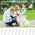 Chunful 20 Pcs Dog Fingerbrush Microfiber Full Soft Finger Pet Toothbrush