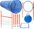 Dog Agility Training Equipment, Obstacle Agility Training Starter Kit for Doggie, Including Tunnel, 13 Weave Poles, Adju