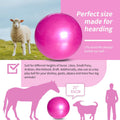 17 Inch Horse Play Balls Anti-Burst Herding Ball for Horse Mega Equine Ball for Play Training Horses Soccer Balls