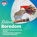 Super Bird Creations - SB301 Chewable Paper Party Bird Toy with Colorful Lollipop Sticks - Ringnecks Medium Conures Parr