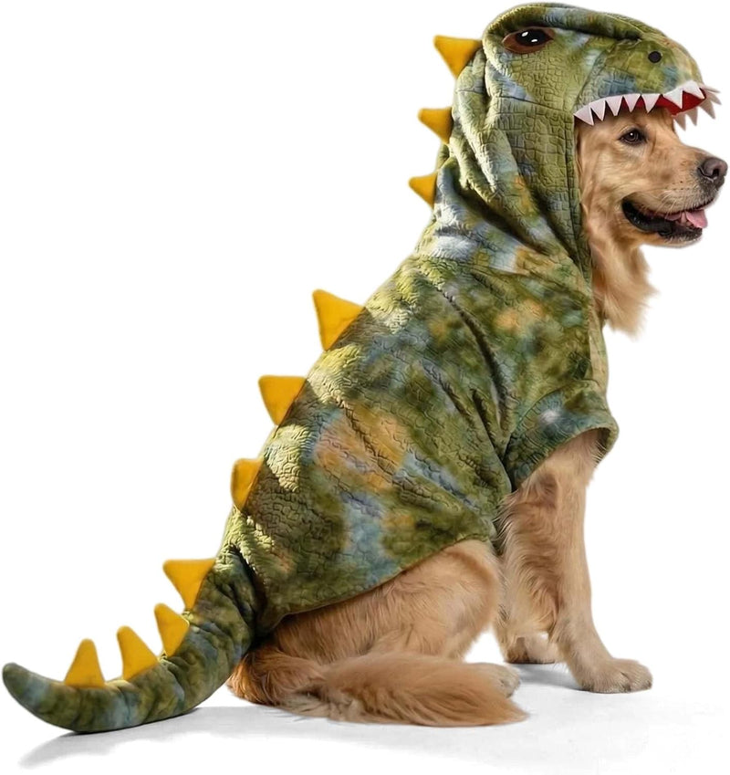 Halloween Large Dog Dinosaur Costume T-Rex Dino Outfit,8XL