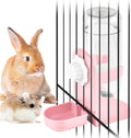 kathson Rabbit Water Dispenser for Cage 17 Oz Hanging Guinea Pig Water Bottle No Drip Gravity Automatic Bunny Water Bott
