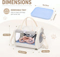 Eccliy Bearded Dragon Travel Carrier Reptile Bag with Flexible Light Block