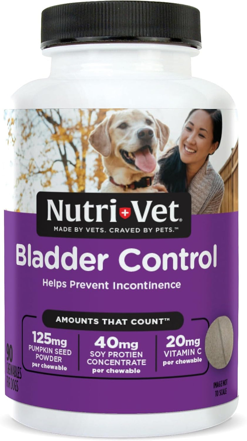 Nutri-Vet Bladder Control for Dogs, Dog Urinary Health Support, 90 Tablets