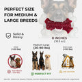 Kseroo Indestructible Dog Toys for Aggressive Chewers: Beef Flavored Hard Nylon Bone Chew Toys for Medium Large Breed Dogs (20-90 lbs), Red