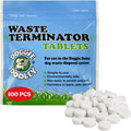 Doggie Dooley Waste Terminator Tablets - Resealable Pouch, 100 Count White