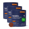 PetLab Co. Allergy & Immune Probiotics for Dogs, Support Seasonal Allergies, Gut & Digestive Health - Pork Flavor - 30 Soft Chews - Pack of 3