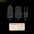 Mythrojan Brass and Steel Pet Training Clicker Puppy Dog Training Cricket Clicker U.S. Engraved WII Military Gear Metal 