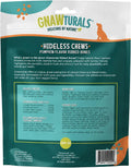 Rawhide Free Dog Chews | Ribbed Bones | for Medium - Large Dogs | Pumpkin, Psyllium Husk and Chicory Root for Easy Diges
