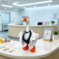 7 Inch Desk Goose Outfits Doctor Nurse Desk Goose Clothes Accessories with Doctor Uniform,Scrubs,Stethoscope & Glasses,D