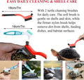 11PCS Tortoise Starter Kit with Feeding Toys, Tortoise Bathing Pool, Water & Food Dish Set, Turtle Shell Cleaning Brushe