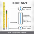 Fecal Loop for Small and Medium Animals, Stool Sample Collection Kit for Small Dogs, Goats, Sheep and Other Small Animal