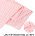 ARING PET Summer Dog Bandana-Cute Pink Dog Bandanas, Comfortable Pet Scarf Dogs Triangle Bibs for Small to Large Girl Do