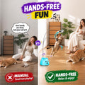 Interactive Cat Toys for Indoor Cats, 360° Automatic Spin Flying Bird Wand