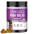 Omega 3 Fish Oil for Dogs Dog Skin and Coat Supplement Shiny Coats Dog Skin Allergy Relief for Dogs Itching Reduce Shedding EPA & DHA Fatty Acids Salmon Oil Supplement 200 Ct