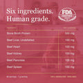 Beef Organ Bone Broth Meal Topper for Dogs - 100% Grass Fed - by Brothhh