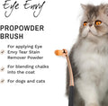 Eye Envy ProPowder Applicator Brush for Dogs and Cats | Use to safely and evenly apply Tear Stain Powder | Small | Washa