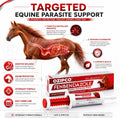 Fenbendazole Equine Dewormer Paste 10% for Horses | 25 Gram Oral Paste Syringe | Broad Spectrum Horse Wormer | Apple Fla