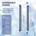 Led Aquarium Light, Full Spectrum Fish Tank Lights, 55/75 Gallon Freshwater Fishtank Hood Lighting for Grow Fish, Plants