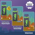 YOBBAI Magnetic Seaweed Feeder, Swinging Motion Nori Feeder, Seaweed Clip for Tangs Angels Freshwater and Shrimp Tanks