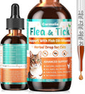 Flea and Tick Prevention for Cat, Flea Drops with Vitamins Fish Oil 2 fl oz