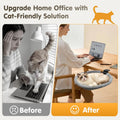 17.3" Extra Large Cat Desk Bed Cat Desk Hammock for Home Office Holds 40lbs