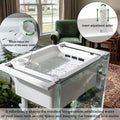 Aquarium Fry Breeder Tray,Air-Driven Water Flow Fish Breeder Box