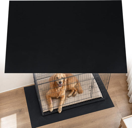 Dog Crate Floor Protector Mat Waterproof PVC Kennel Mat 32" x 50"