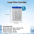 16PCS Large Filter Cartridge for Tetra Whisper Bio-Bag Filter