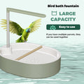 Parrot Bathtub Bird Automatic Bath Shower,Large Bird Shower Fountain Indoor Bathtub with Running Water, Contains USB and
