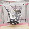 LEFTSTARER Rat Ferret Sugar Glider Cage Hammock Bedding Small Pet Cage Accessories Toy Triple-Layer Hammock Bedding for 