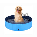 Dog Pool Foldable pet Pool Dog Swimming Pool pet Swimming Pool PVC Non-Slip for All Kinds of Pets (32x8in)