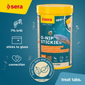 Sera O-Nip Stickies 265 Tabs 8.45 oz | Ornamental Fish Food Tablets