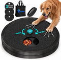 Dog Nail Scratch Board with Treats for Medium & Large Dogs 25lb+ – Spinning Filing Disk with Handheld Filer for Back Nai