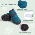 Dog Shoes Breathable Non-Slip Outdoor Booties for Small Medium Dogs, Pet Boots Paw Protector for Hot Pavement Hardwood F