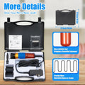 200W Electric Sheep Shears – Professional Animal Clippers with 2 Blades, 10ft Cord, Low-Noise & Safe Design for Sheep, G