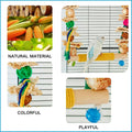 XLpeixin Bird Swings Toys for Parakeets Parrot,Natural Bird Perch Cage Hanging Chew Toys for Conures Budgerigars Finches Parrots Lovebirds and Small Medium Birds