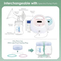 Maymom Breast Pump Replacement Parts Compatible with Spectra S1, S2 & 9 Plus – Includes Backflow Protector Membrane, Duc