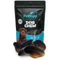 PetYupp 5 Water Buffalo Hooves for Dogs Large Pack - All-Natural, Single Ingredient & Long Lasting Cow Hooves for Small, Medium & Large Dogs - Promotes Dental Health & Remove Tartar