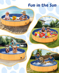 Foldable Dog Pool, 40" Pet Swimming Pool