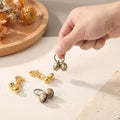 4 Pcs Copper Bell for Dog Collar, Cat Bell with Snap Clips
