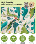 CuteBone Dinosaur Costume Dog Pajamas, Stretchy Spandex Crystal Velvet Sleepwear Coat for Small Dogs, Soft & Warm Pet Ou
