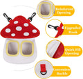 Bunny Hay Feeder, Hanging Rabbit Hay Feeder Bag for Bunnies Guinea Pigs Chinchillas Hamster