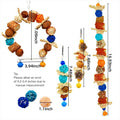XLpeixin Parakeet Swing Toys,Bird Cage Hanging Chewing Toys,Natural Bird Parrot Foraging Toys for Budgerigar Conure Cockatiel Lovebirds Finches