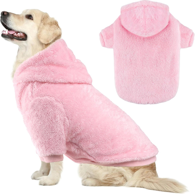 Dog Hoodie Sweaters for Large Dogs Fuzzy Warm Pet Dog Clothes